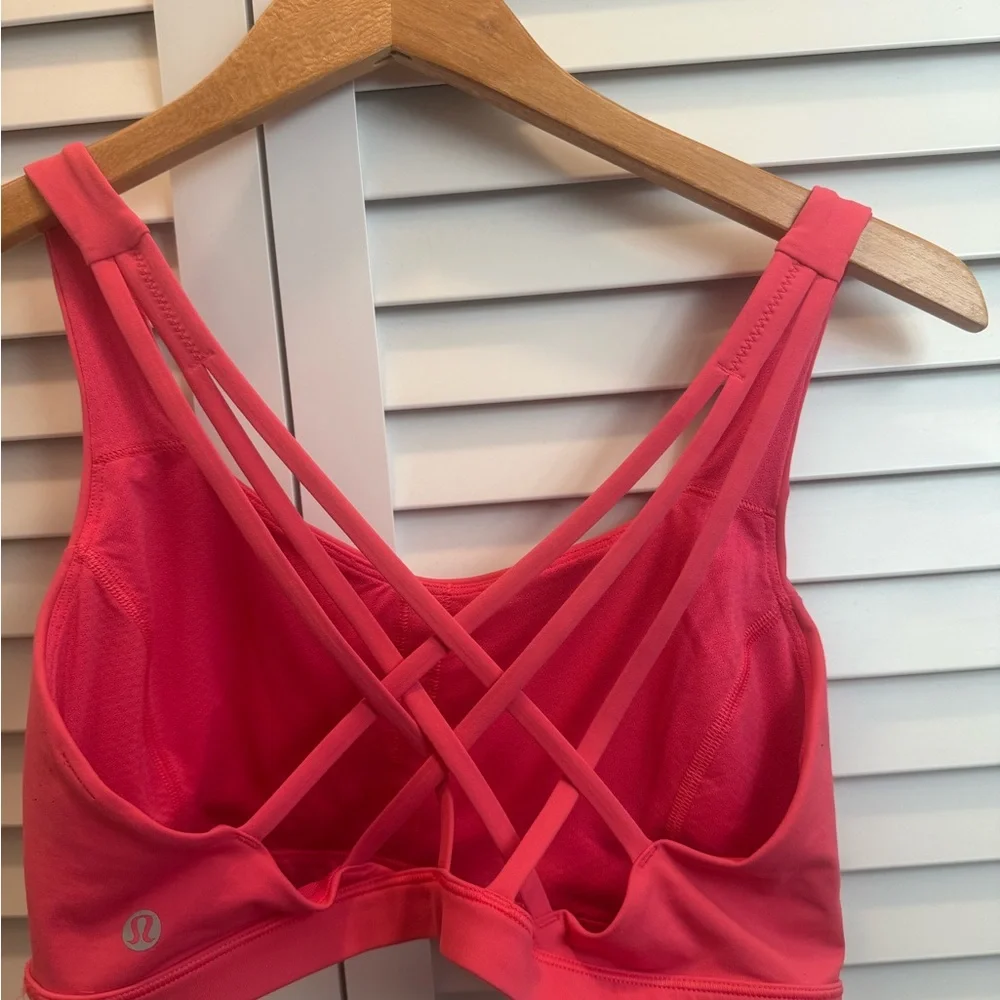 Lululemon Athletica Coral Sports Bra
